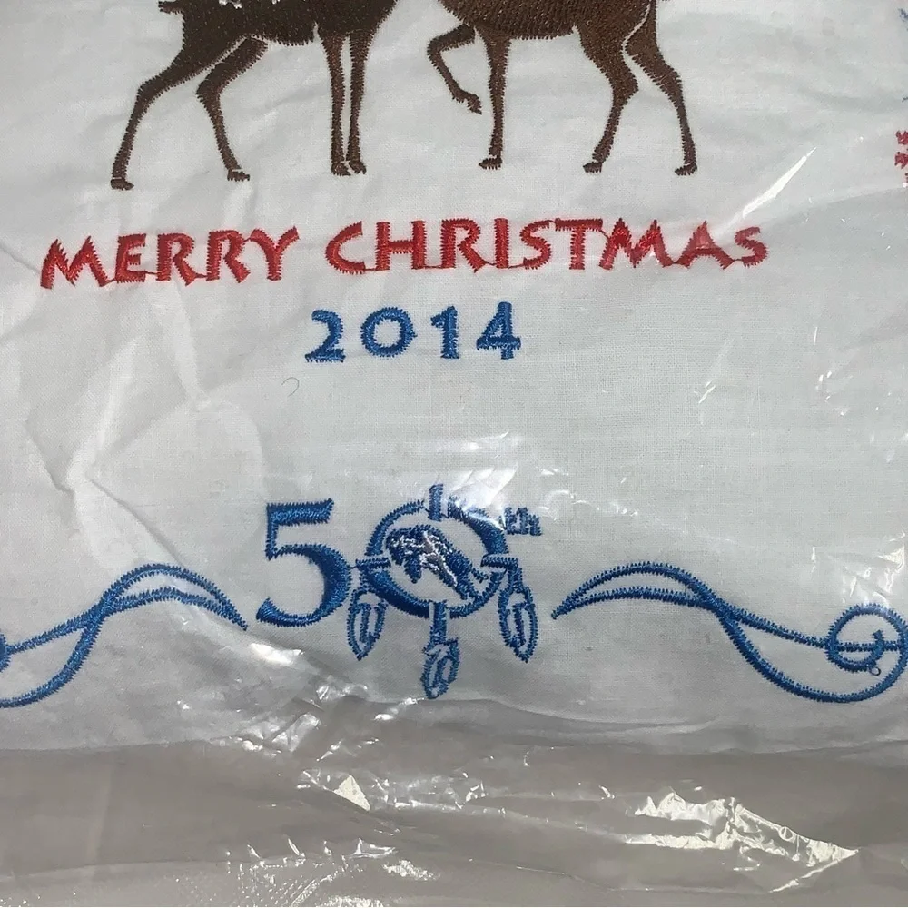50TH ANNIVERSARY BILLY MILLS CHRISTMAS PILLOW 2014 10